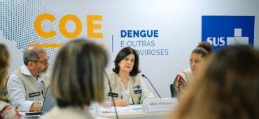 Ministra discute ações estratégicas e monitoramento da dengue com sociedade civil no país