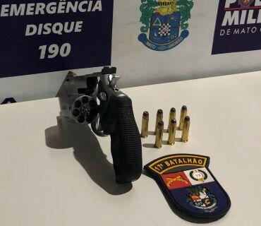 Homem é preso com revólver calibre .357 em bar na Comunidade de Cachoeirinha 