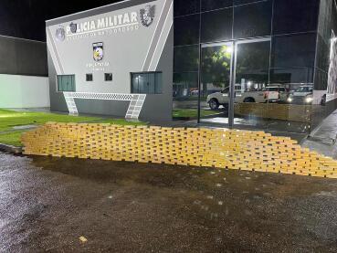 Polícia apreende 400 tabletes de pasta base de cocaína em Pontes e Lacerda