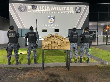 Homem é preso com 92 tabletes de maconha durante operação em Pontes e Lacerda